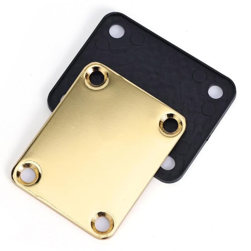 Electric Guitar Neck Plate with Mounting Screws Vintage Style Guitar Protector With Screw Guitar Neck Joint Board