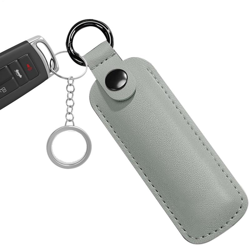 USB Flash Drive Pouch USB Storage Leather Case Protective Cover USB Drive Protection Box With Key Ring For U Disk Flash Drive