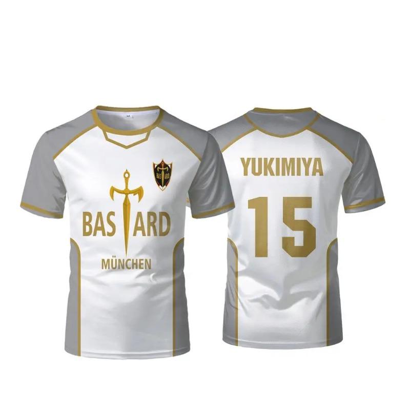 Men's Football T-shirt Japanese Animation T-shirt Inama Eleven Joint Short-sleeved Summer