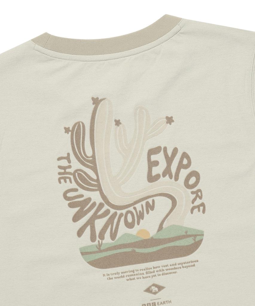 BBC EARTH Women'S Desert Policott T-Shirt Cream