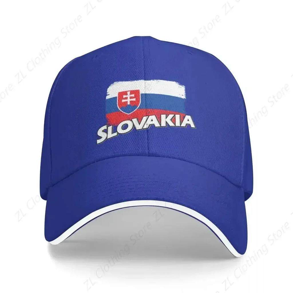 Slovakia Flag Baseball Cap Anime Fashionable Unisexs Womens