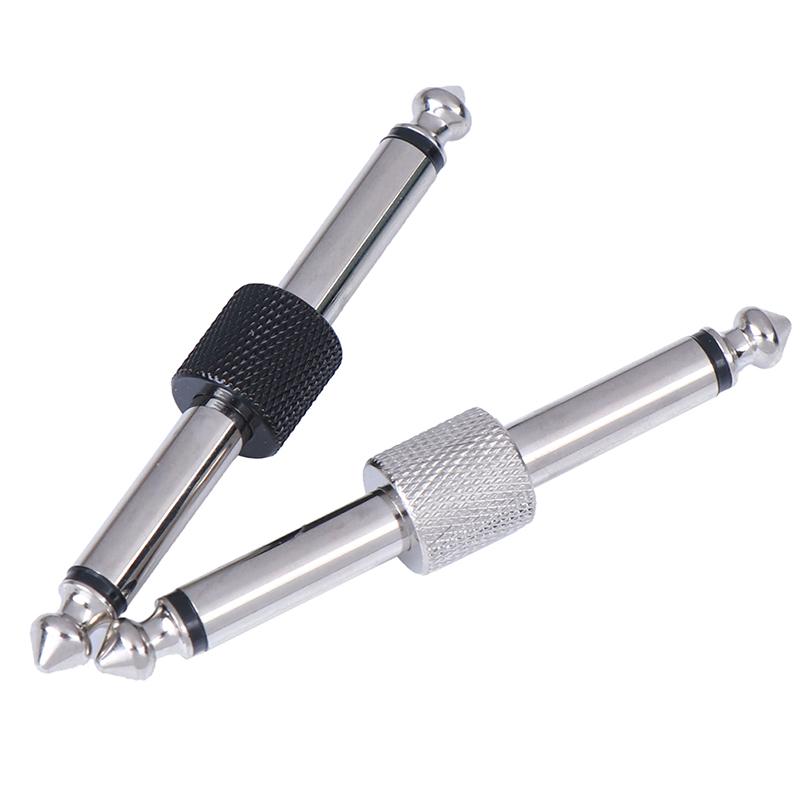6.35 Mm Guitar Effects Pedal Connector Coulper Jack Interface Cable Adaptor