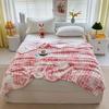 Luxurious Faux Rabbit Fur Bed Blanket - Soft, Thick, and Warm Throw All Seasons, Versatile for Sofa, Shawl, Travel, and Gifts