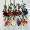 Fushou Dahlia Artificial Flower For Home Decor And Photography Props