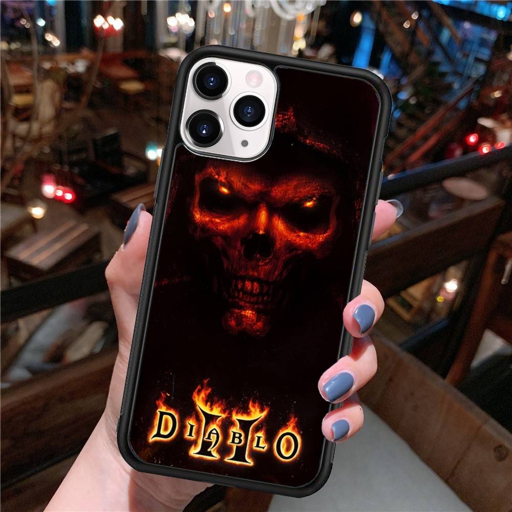 

Classic Action D-Diablo Game For IPhone 17 16 15 14 13 12 11 Mini Pro Max Plus PC+TPU Back Phone Cover iPhone 13pro max