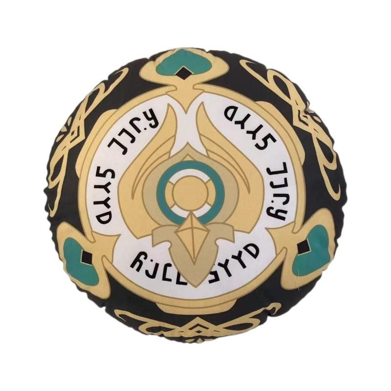 Honkai Rail Star Gold Coin Plush Throw Pillow Game Props Printing Back Cushion