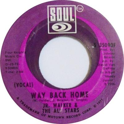 7-Zoll-Schallplatte JUNIOR WALKER & THE ALL STARS - Way Back Home S35090F Soul 1971 US Soul/Funk Gebraucht