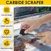 Handlicher Hartmetallschaber Ergonomisches Schaberwerkzeug Rutschfester Hartmetallschaber mit Kunststoffgriff Multifunktionale Farbschabwerkzeuge