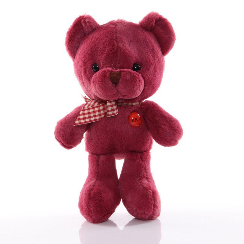 Colorful 25cm Anime Teddy Bear Plush Doll Soft Cute Comfortable Gift For Birthday More!