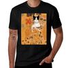 Klimt Cat TShirt High Elasticity Sports Tee Shirt
