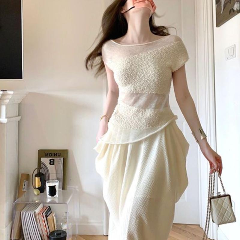 

Летняя дорожная ретро-рубашка с вязкими асимметричными нитками, прохладное лето L