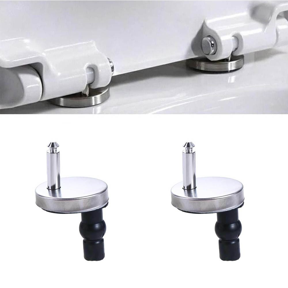 Release Quick Toilet Seats Top Fix Hinge Soft Toilet Kit Heavy Duty Hinge for 2pcs Bathroom