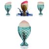 Mermaid Makeup Brush With Fish Scale Design For Face And Foundation Application