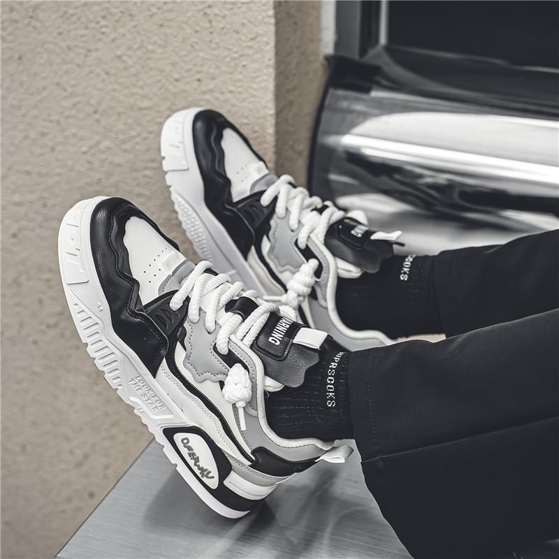 Herrenschuhe Sneakers Herren Freizeitschuhe Freizeit Luxus Herren Wanderschuhe Chunky Trend Stakeboard Schuhe für Männer Sport Laufschuhe Herrenschuhe