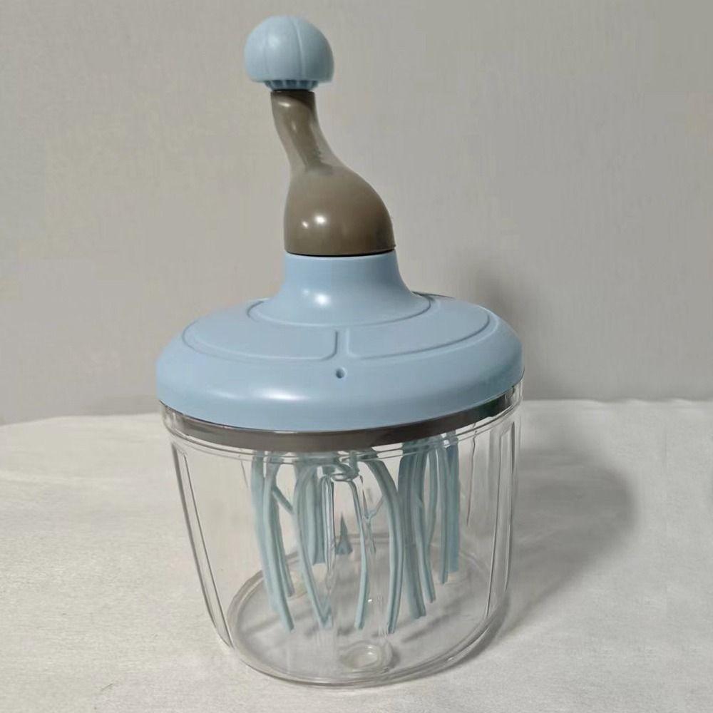 Non-Slip Ergonomic Manual Whisk Lightweight Semi-automatic Mixer Cream Mixer  Baking Tool