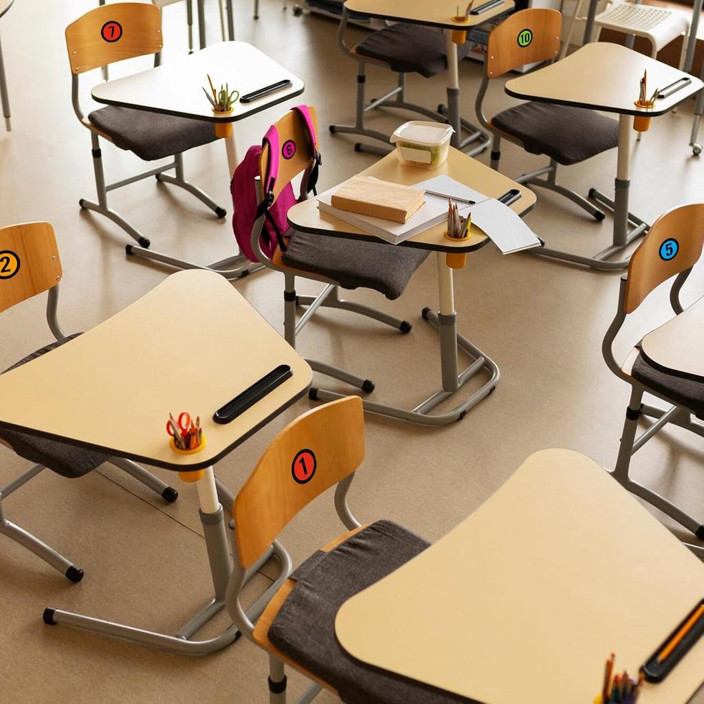 Line up Spots for Classroom Floor Stickers - 36Pcs Number Spot Stickers for Classroom Lining up Dots Numbers for Back to School Kindergarten