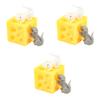 Kids  Childrens Cheese Mouse Squeeze Toy Relieve Stress And Anxiety Autism Sensory Fidget Antiestrés Juguetes Cumpleaños Invitados Niños