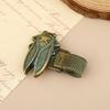 xiaobudian Vintage Insect Pen Clip, Zinc Alloy Cicada Bee Butterfly Pencil Spring Loaded Holder for Notebook Journal Office School Stationery