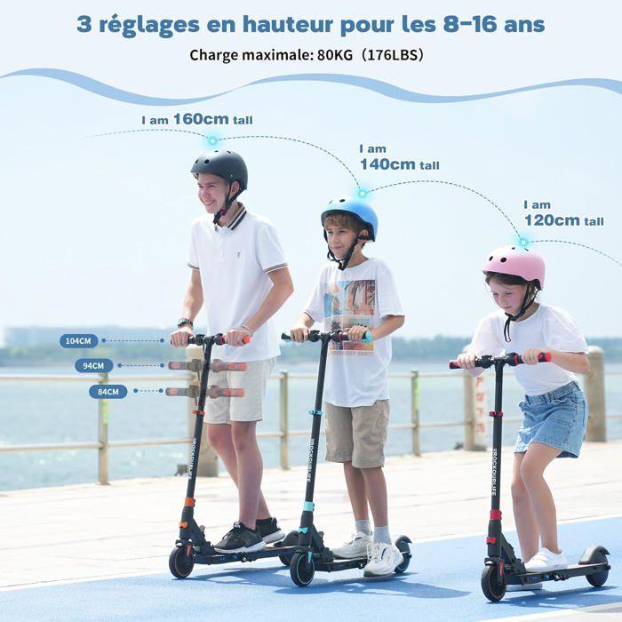 RCB Electric Scooter 250W – 5.5" Tires – 20 Km/h – Foldable – Range 12-16 Km – Red