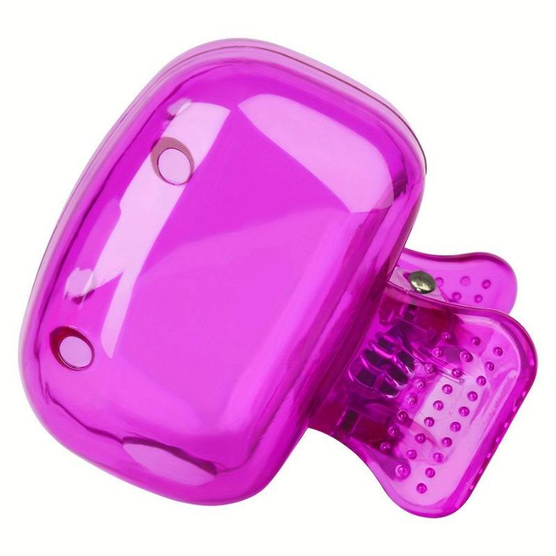10 farger reisetannbørstehodedeksler Tannbørstebeskytterhette Brush Pod Case Beskyttende bærbar plastklips for husholdningsreiser