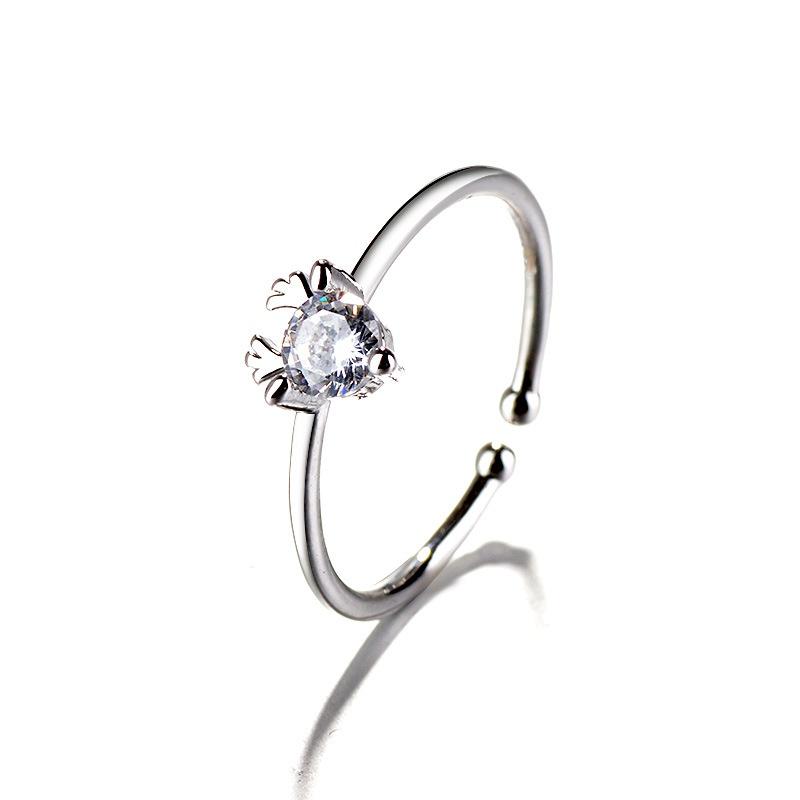 Lindon Clasic din aliaj de cupru Inel cu zircon Bijuterii pentru dama Cadou de petrecere de promisiune de nuntă