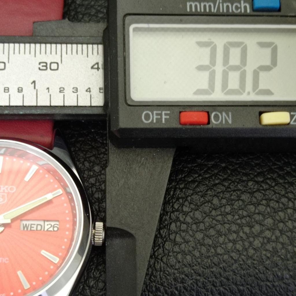 REFURBISHED VINTAGE SEIKO 5 AUTOMATIC 6309A JAPAN MENS RED DIAL WATCH A701708-5 R206c-a701708