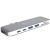J5create 7in1 Mini Docking Station for MacBook PD 100W 4K HDMI Aluminum Case Pro/Air USB-C PD100W/5K 60Hz/40Gbps USBA3.0 SD/microSD Card, JCD382-EJ