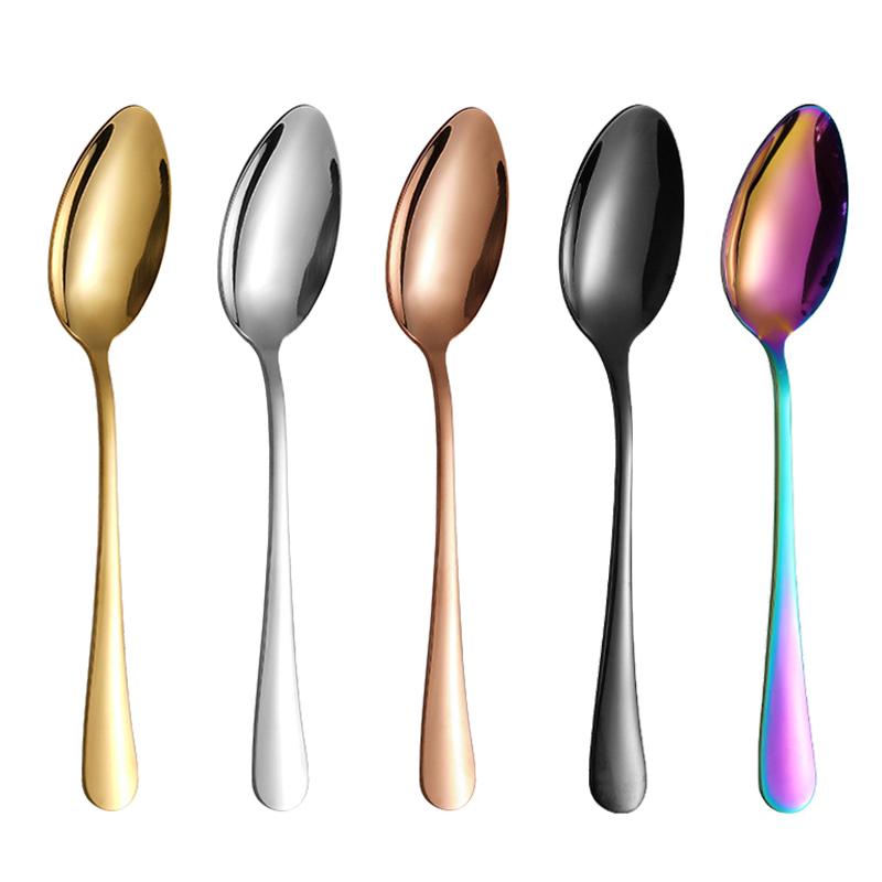 304 Stainless Steel Seasoning Spoon Coffee Spoon Ice Cream Dessert Spoon Mini Stirring Kitchen Accessories Gift