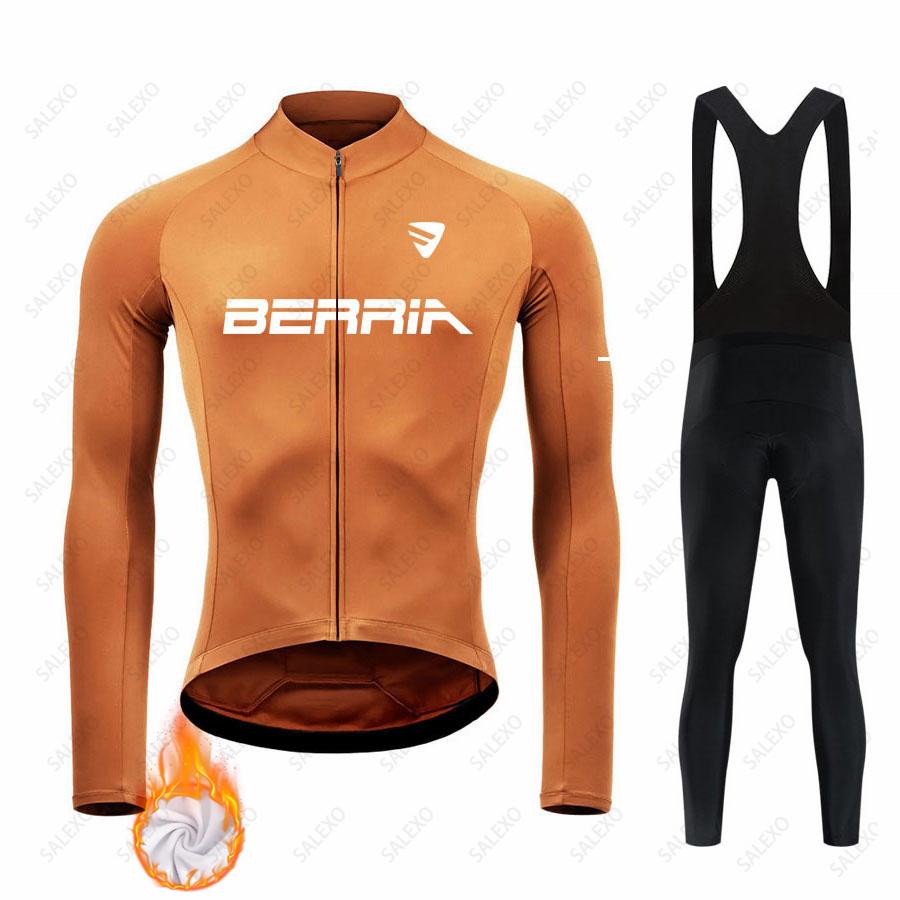 Men Thermal Fleece MTB Bike Clothes Ciclismo Uniform Maillot Hombre Bicycle Clothing Suit Cycling Suit Set with Plush Insulation for Winter 2026
