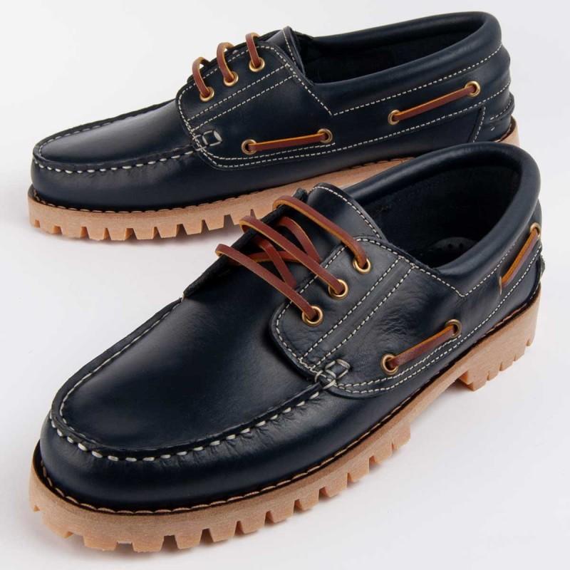 Purapiel Náutico De Piel Para Hombre.  Pullnauc 103060 40