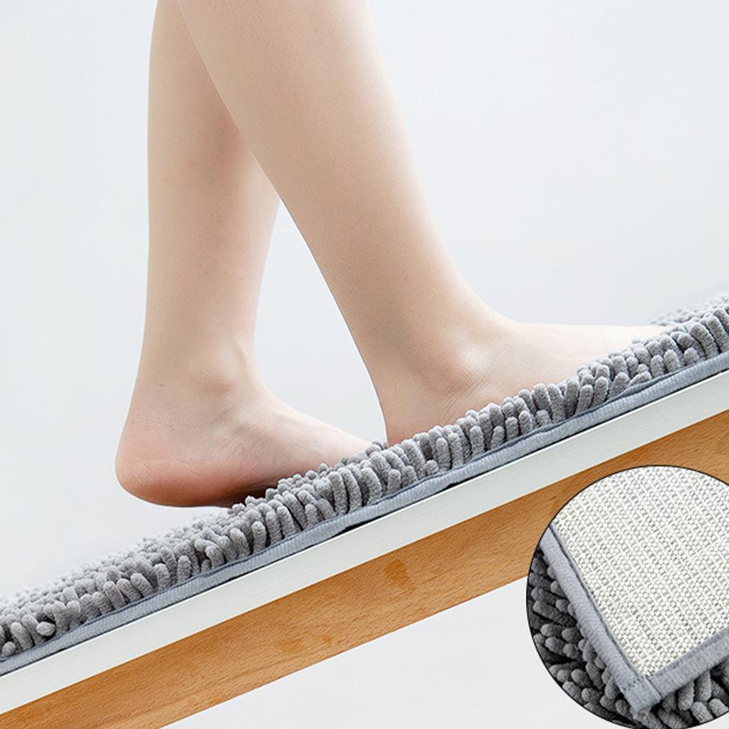 Absorbent Bathroom Mat - Soft Texture Machine Washable No Loose Thread Floor Mat Bath Mat Bath Rug