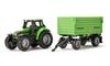 SIKU DEUTZ-FAHR Tractor with 4-wheel trailer for ages 3 and up SK1606