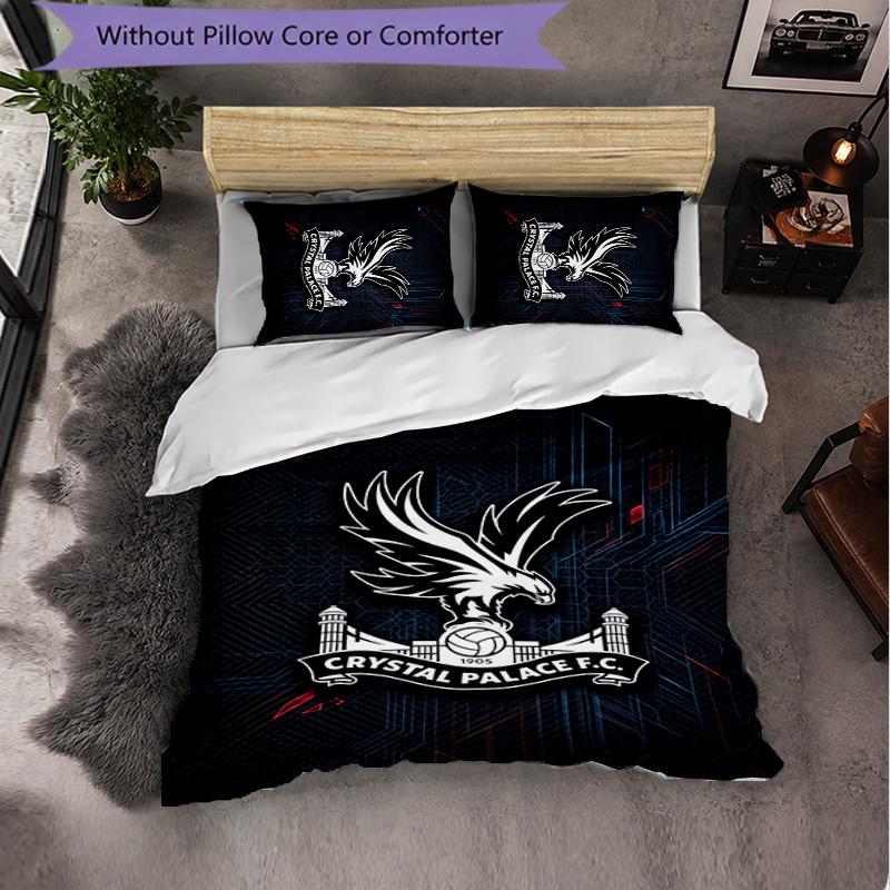 Crystal Palace Themed Bedding 3Pcs Duvet Cover Set Decorative Bed Linen For Teen Room Home Decoration