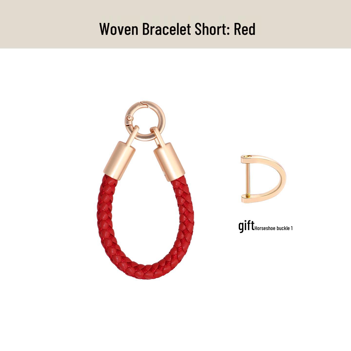 High-End Metal Horseshoe Keychain with Anti-Lost Buckle