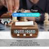 LEAP Chess Clock Digital Chess Timer with Delay and Bonus Professional for Board Games Timer Wood Grain Color3