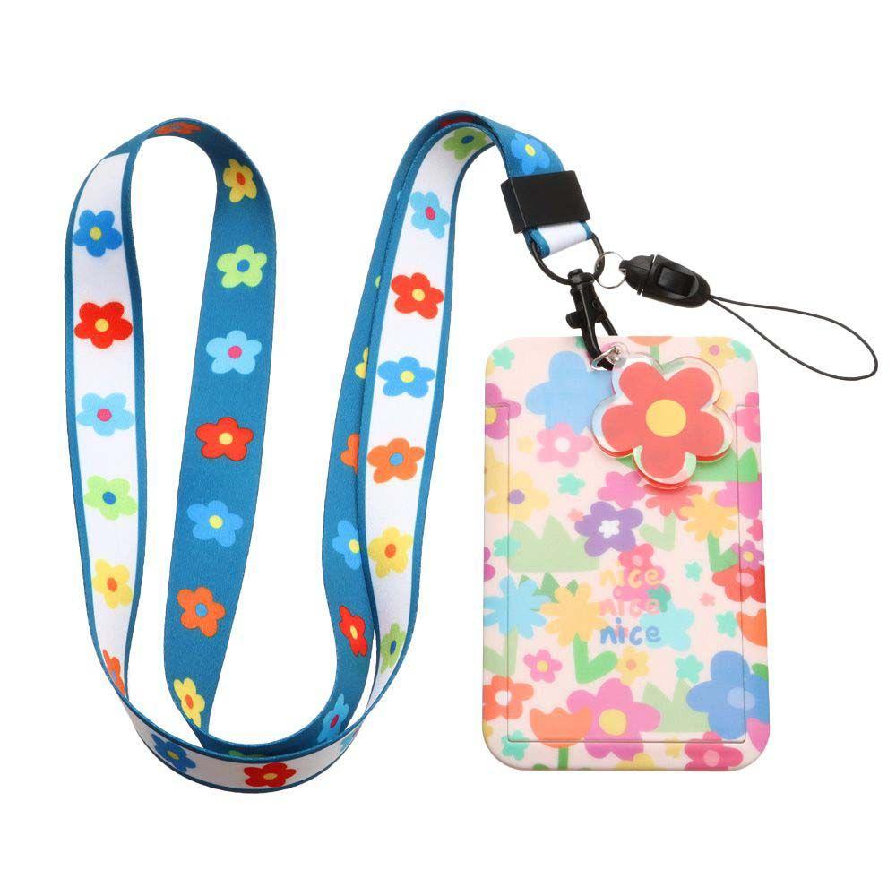 ID Card Cover Keychain Business Card Lanyard Bus Card Case Card Holder Work Card Bag Badge Holder