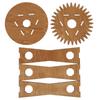 Kumihimo Marudai Disk Wood Desktop Bracelet Braiding Disc for Friendship Bracelet Looms DIY Hand