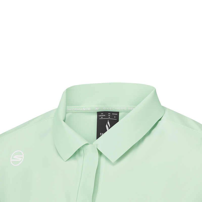 Skechers Comfortable Short Sleeve Casual Polo Shirt Women tops P225W170-01XB