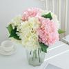 Silk Artificial Flower Hydrangea Christmas Wedding Bridal Bouquet Home Vase Outdoor Garden Bonsai Festival DIY Gift Decoration