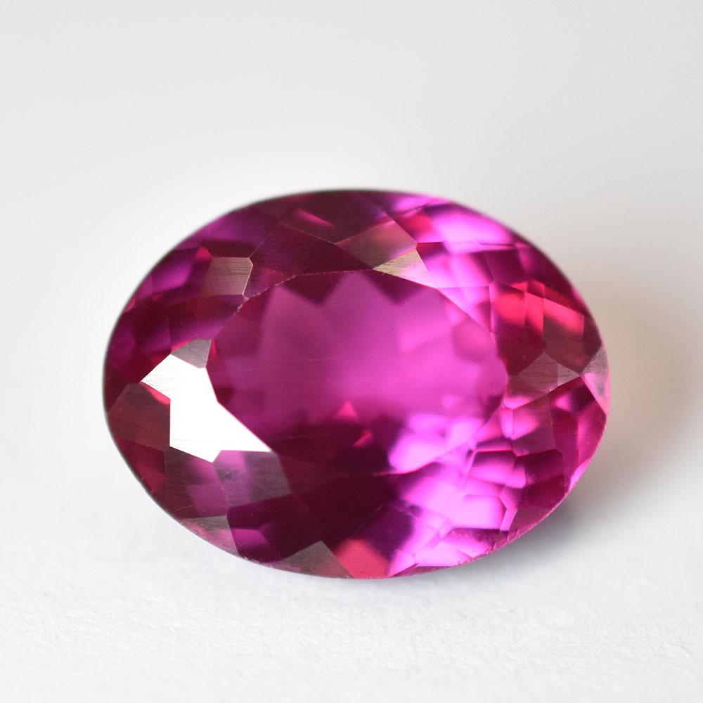 Natural Pink Ruby Loose Gemstone 14x11mm Oval Cut Mozambique Flawless for Jewelry Making and Crafts