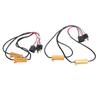 Pair of LED Load Resistor 50W 6ohm H4 9003 Anti Flickering LED Decoder Relay Harness Adapter for Turn Signal Daytime