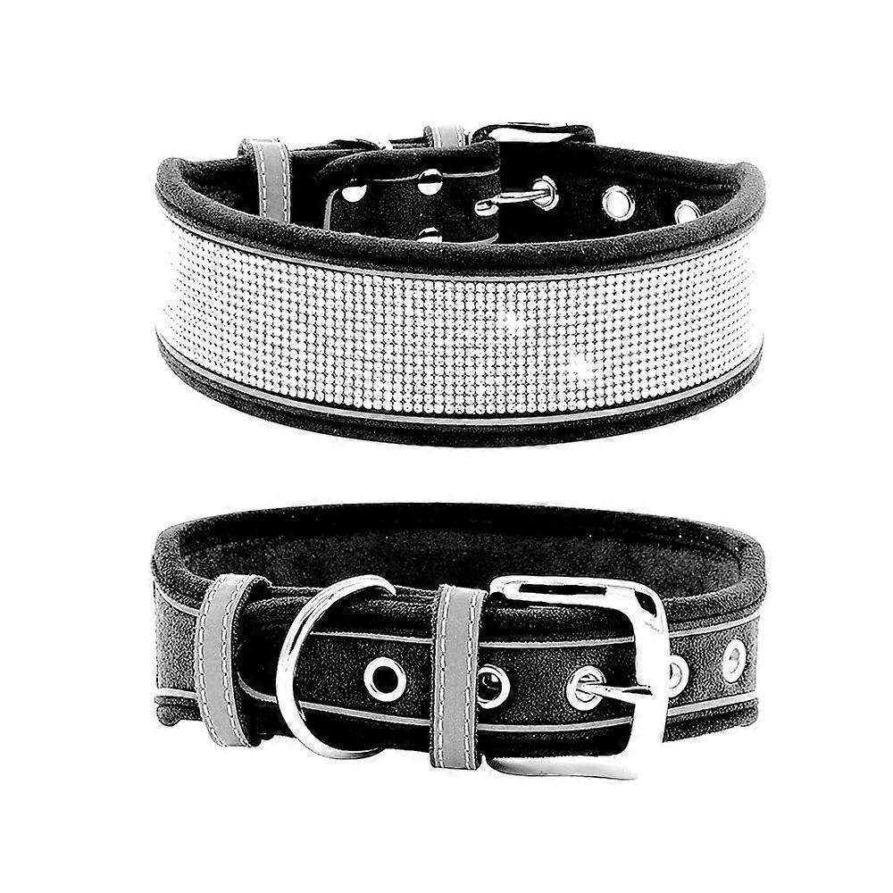 Rhinestone Dog Collar, Dazzling Sparkling Soft