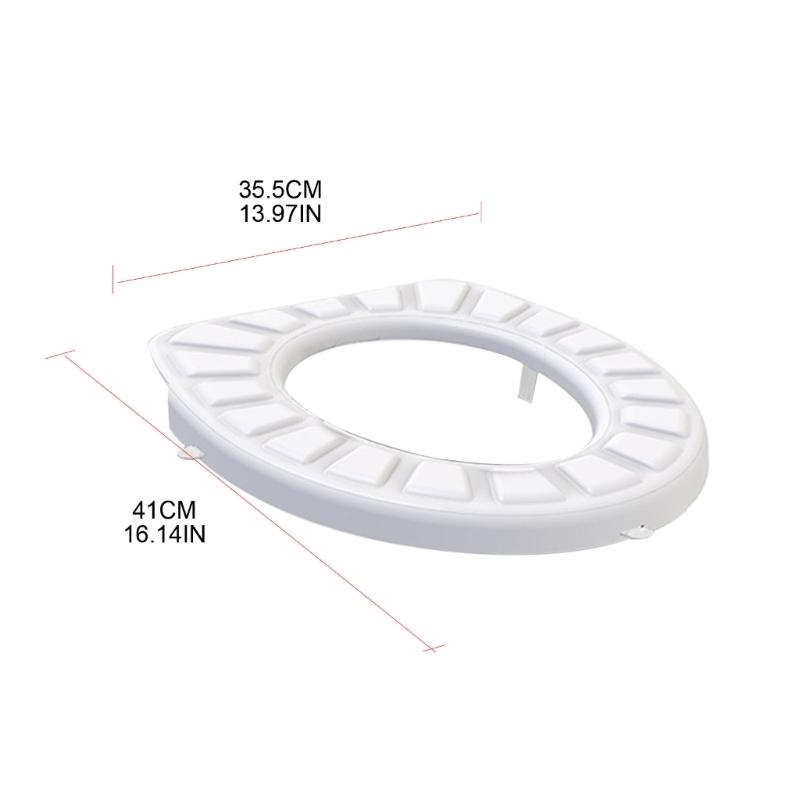 Silicone Toilet Seat Cover Decorative Mat Cover Pad Cushion Decoration for Home Toilet Seat Protective Mat Supplies
