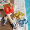 New Novelty Slippers Lobster Men's Summer Painted Slide Shoes Unisex Beach Slippers Large Size Sandals Funny Crawfish Flip Flop