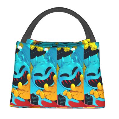 Doey Doughman Horror Pianosaurus Insulated Lunch Bag for Women Kids Portable Food Boxes Thermal Lunch Box Tote