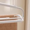 Retractable Clothes Hanger Non-Slip Windproof Telescoping Folding Coat Hanger Heavy Duty Closet Bath Towel Blanket Clothing Drying Hanger