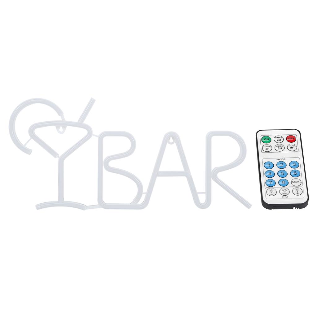BAR Letters Shaped LED Neon Light Shop Signs Light for Party Bar Home Decor