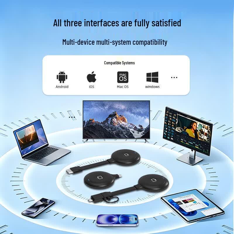 BOEGAM Wireless Screen Mirroring & Video Capture Device (CN Version)