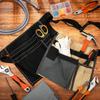 1 Stück Werkzeuggürteltasche mit 6 Taschen Strapazierfähige Werkzeuge Teile-Organizer Aufbewahrungstasche für Gartenzubehör Werkzeuge