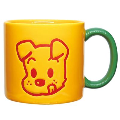 OSAMU GOODS Mug Manufactured by Onishi Masaru Handle, DOG/YE Color, OGA-1813,